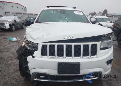 2015 Jeep Grand Cherokee Overland z USA, uszkodzony, nr VIN 1C4RJFCG2FC942817